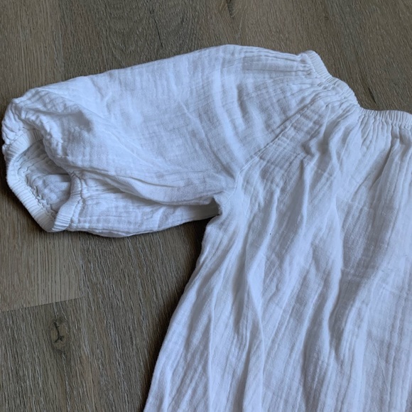 off shoulder cotton blouse - Picture 2 of 4